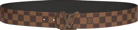 brown checkered lv belt.